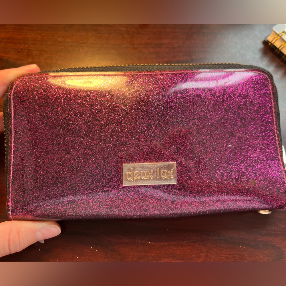 Deux Lux Wallet Glitter Pink